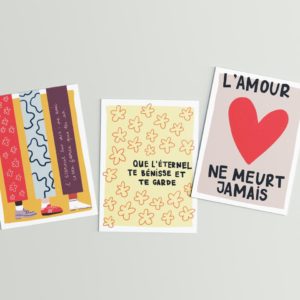 série de cartes amitié